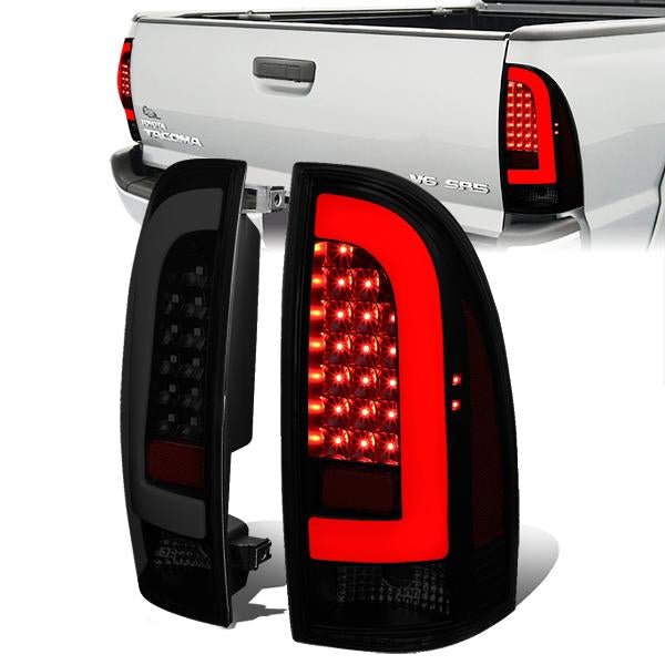 LED Brake Tail Lights (Black, Smoked) <br>05-15 Toyota Tacoma