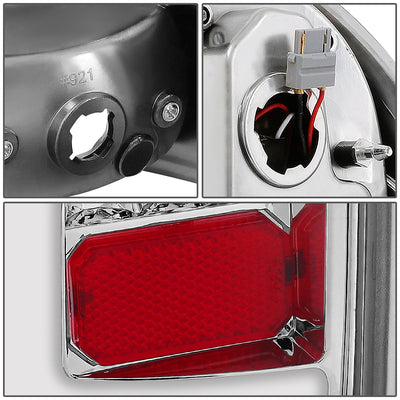 D-Motoring - Tail lights - 3D LED Bar Tube - Clear Lens - Plug-n-Play - Pair - 05-15 Toyota Tacoma - 5
