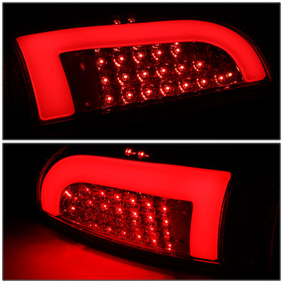 D-Motoring - Tail lights - 3D LED Bar Tube - Red Lens - Plug-n-Play - Pair - 05-15 Toyota Tacoma - 3