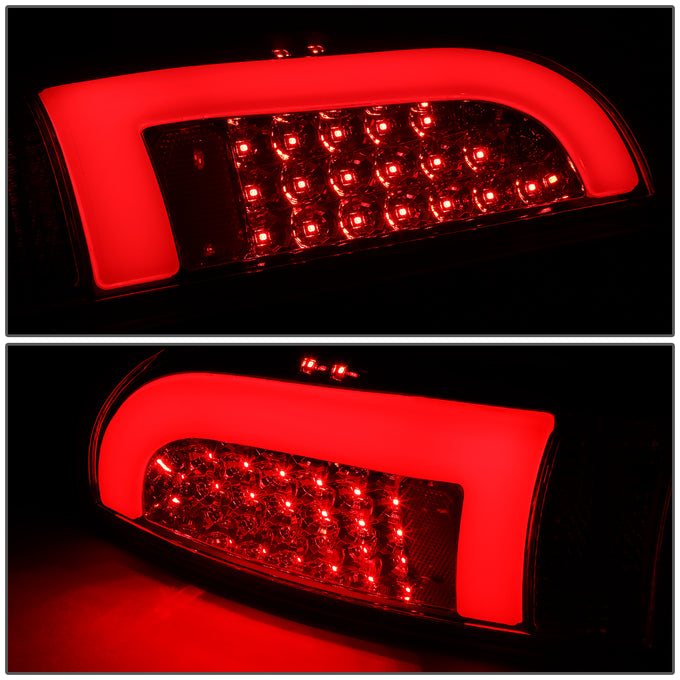 D-Motoring - Tail lights - 3D LED Bar Tube - Red Lens - Plug-n-Play - Pair - 05-15 Toyota Tacoma - 3