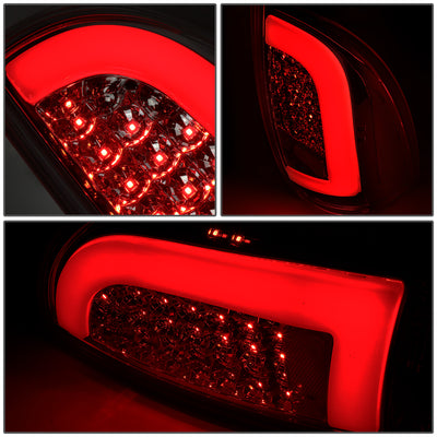 D-Motoring - Tail lights - 3D LED Bar Tube - Smoked Red Lens - Plug-n-Play - Pair - 05-15 Toyota Tacoma - 3