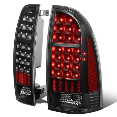 D-Motoring - Tail lights - LED - Clear Lens - Plug-n-Play - Pair - 05-15 Toyota Tacoma - 1
