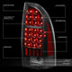 D-Motoring - Tail lights - LED - Clear Lens - Plug-n-Play - Pair - 05-15 Toyota Tacoma - 2