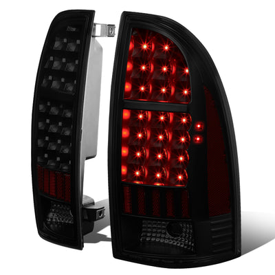 D-Motoring - Tail lights - LED - Smoked Red Lens - Plug-n-Play - Pair - 05-15 Toyota Tacoma - 1