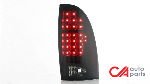 LED Brake Tail Lights (Black, Smoked) <br>05-15 Toyota Tacoma