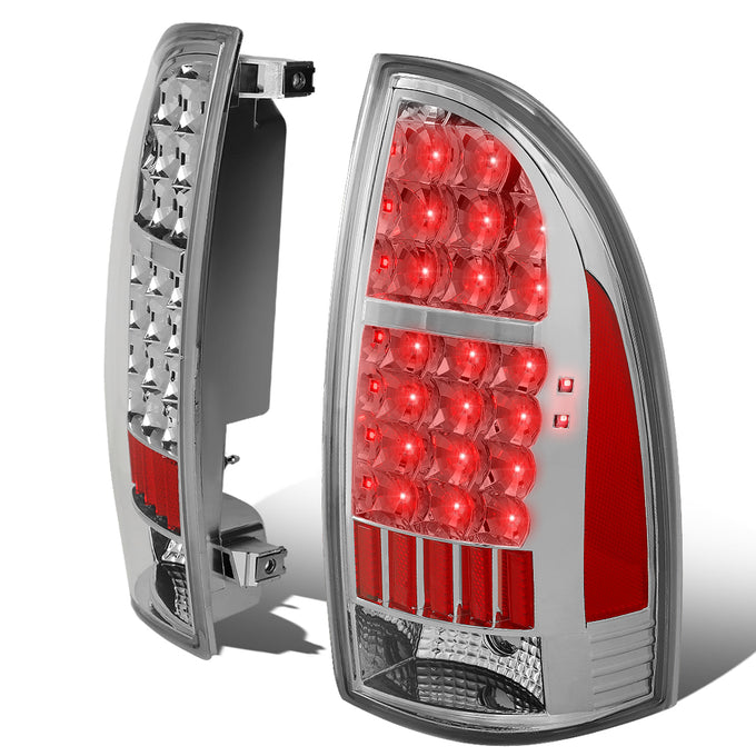 D-Motoring - Tail lights - LED - Clear Lens - Plug-n-Play - Pair - 05-15 Toyota Tacoma - 1