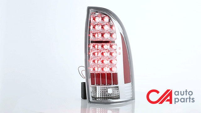 LED Brake Tail Lights (Chrome) <br>05-15 Toyota Tacoma
