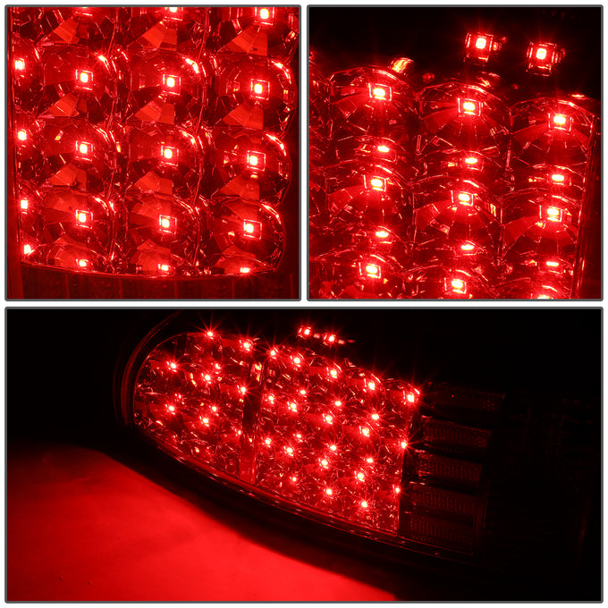 D-Motoring - Tail lights - LED - Red Lens - Plug-n-Play - Pair - 05-15 Toyota Tacoma - 3