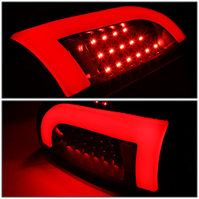 D-Motoring - Tail lights - Red 3D LED Bar Tube - Clear Lens - Plug-n-Play - Pair - 05-15 Toyota Tacoma - 3