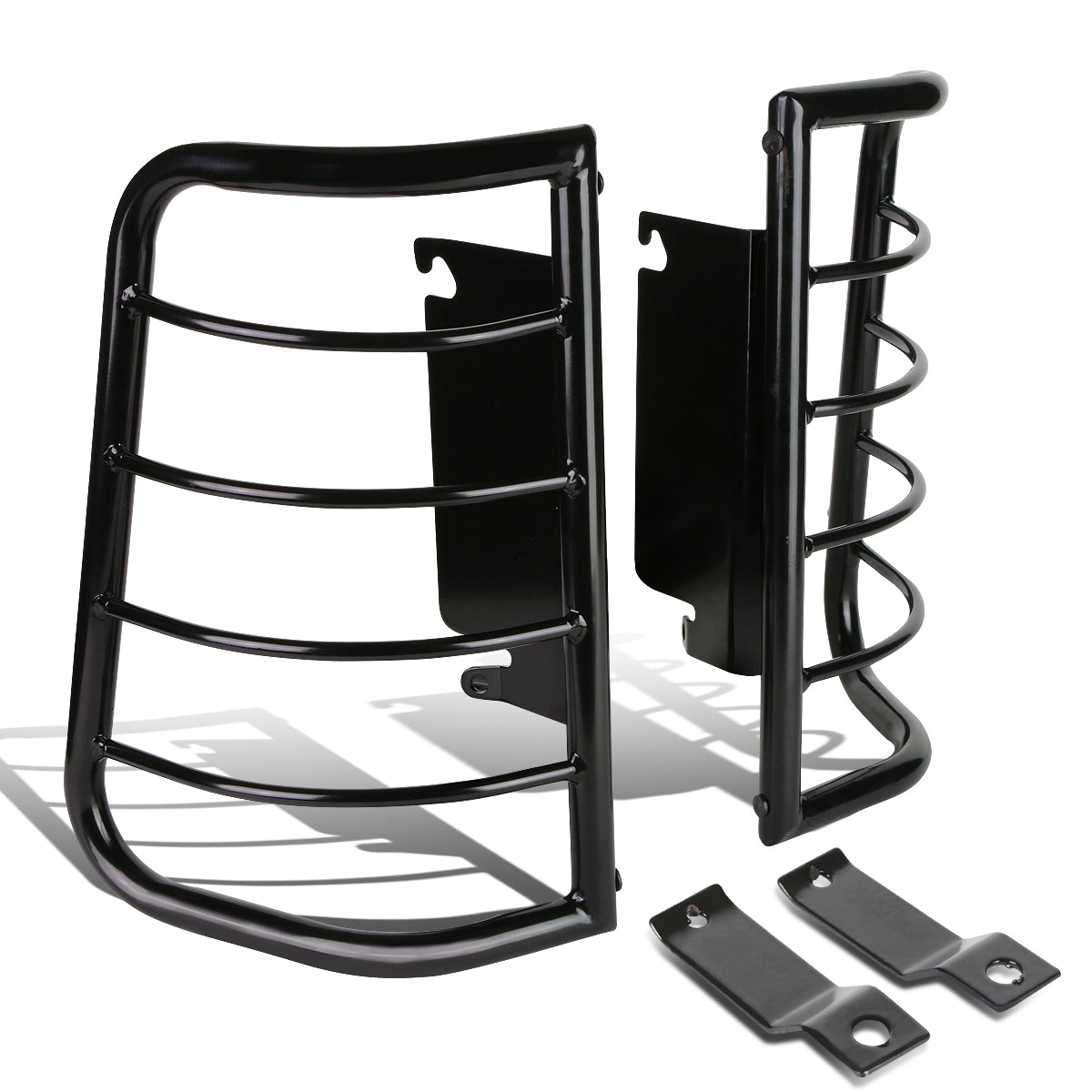D-Motoring - Tail Light Guards - Stainless Steel - Pair - Ford F250 / 350 / 450 / 550 Super Duty - 1