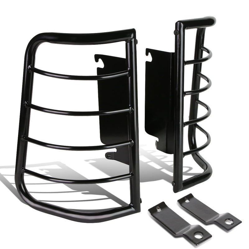 D-Motoring - Tail Light Guards - Stainless Steel - Pair - Ford F250 / 350 / 450 / 550 Super Duty - 1
