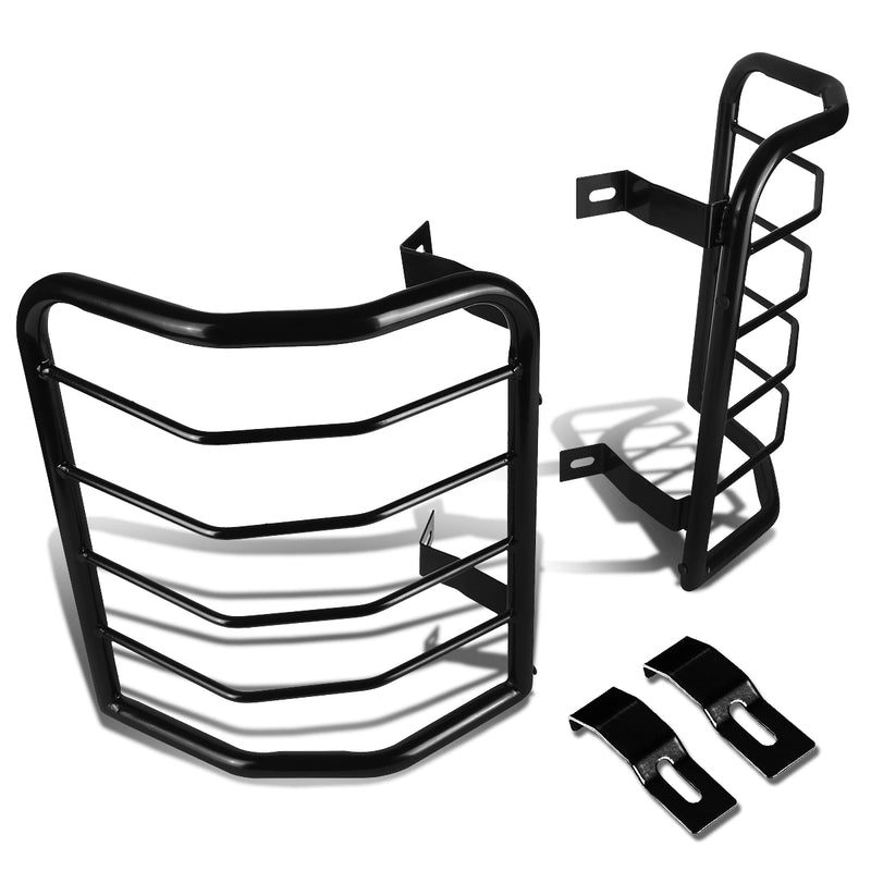 D-Motoring - Tail Light Guards - Stainless Steel - Pair - 08-13 Jeep Liberty - 1