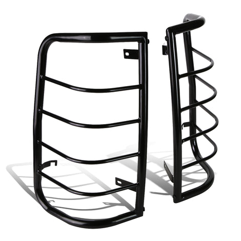 D-Motoring - Tail Light Guards - Stainless Steel - Pair - Chevy Silverado 1500 / 2500 / 3500 & HD / GMC Sierra 1500 / 2500 / 3500 & HD - 1