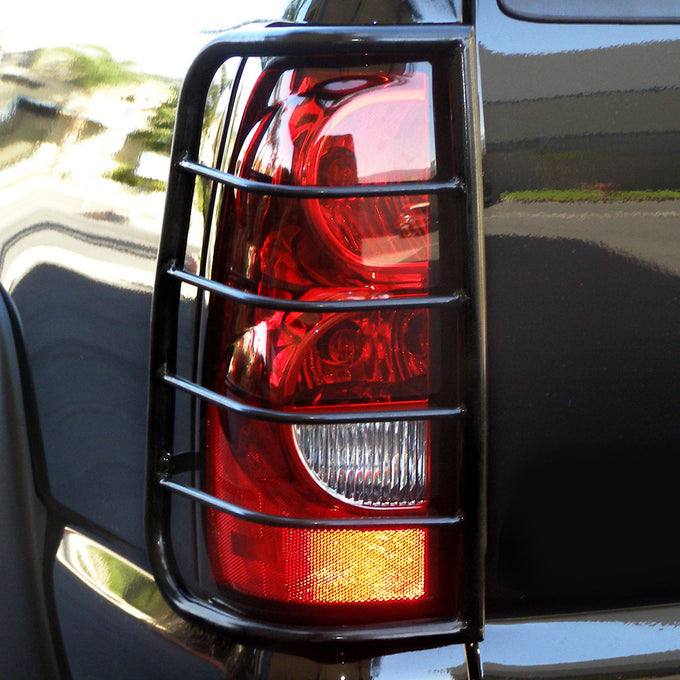 D-Motoring - Tail Light Guards - Stainless Steel  -Pair - 05-15 Toyota Tacoma - 2