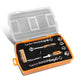 41 Pieces Household Hand Tool Kit with Toolbox - Orange