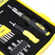 51 Pcs Repair Hand Tool Combination Kit Screwdriver/ Bit Set/ SAE Hex Keys/ Sockets