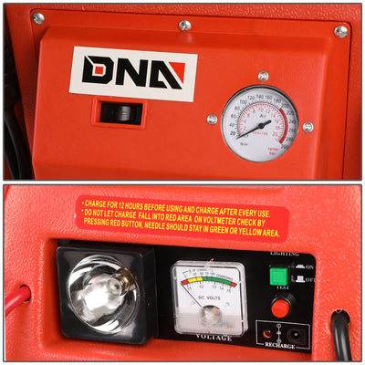 12V 400 Amp Portable Rechargeable Auto Battery- Charger Jump Starter Power with Work Light