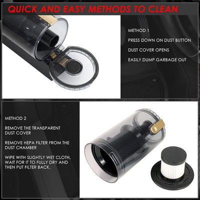 7.4V 40W Strong Suction Portable Handheld Cordless Car Mini Vacuum Cleaner