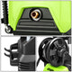 2176 PSI 2.4 GPM Electric Portable High Pressure Power Washer - 1800W (Green)
