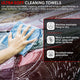 Microfiber Car Cleaning Cloth Towels Rag - 12 in. x 16 in. - [A Variety of Quantity Options]