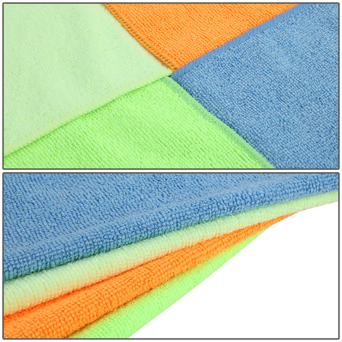 Microfiber Car Cleaning Cloth Towels Rag - 12 in. x 16 in. - [A Variety of Quantity Options]