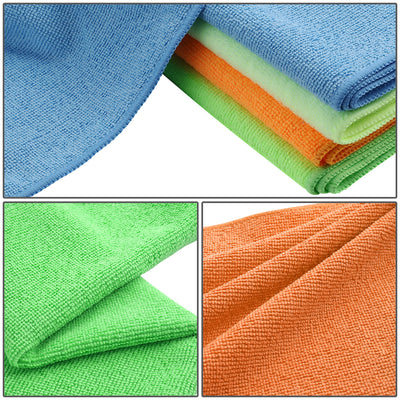 Microfiber Car Cleaning Cloth Towels Rag - 12 in. x 16 in. - [A Variety of Quantity Options]