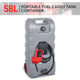 58L Portable Fuel Caddy <br> 2 Gallons per Minute Flow Rate