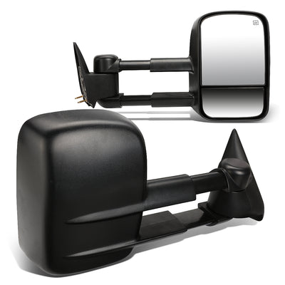 D-Motoring - Towing Mirrors - Powered+Heated - Black - Pair - Chevy Silverado / Suburban / Avalanche / Tahoe / Cadillac Escalade - 1