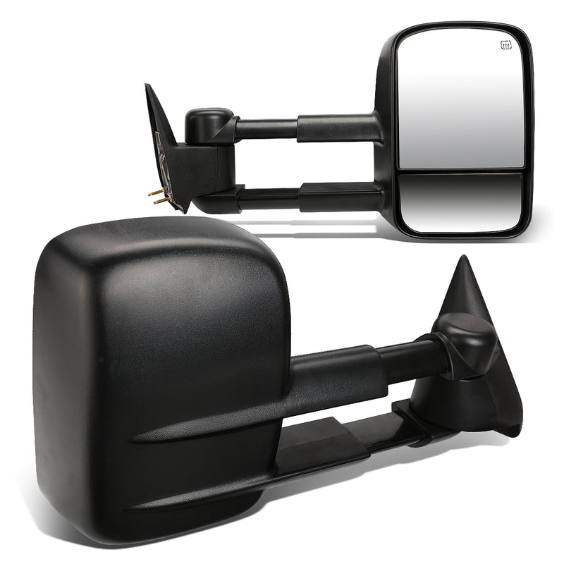 D-Motoring - Towing Mirrors - Powered+Heated - Black - Pair - Chevy Silverado / Suburban / Avalanche / Tahoe / Cadillac Escalade - 1