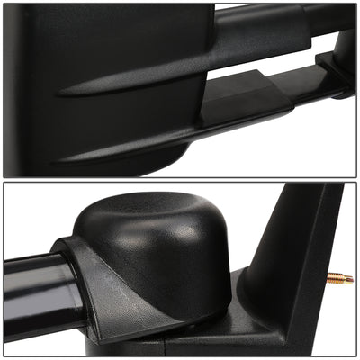 D-Motoring - Towing Mirrors - Powered+Heated - Black - Pair - Chevy Silverado / Suburban / Avalanche / Tahoe / Cadillac Escalade - 5