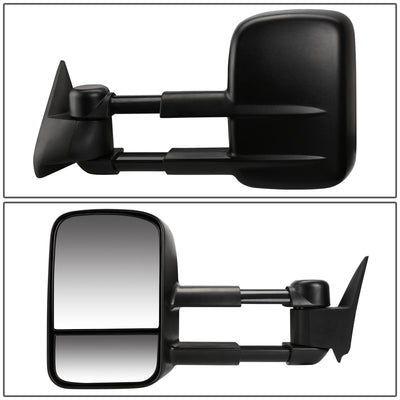 D-Motoring - Towing Mirrors - Extendable - Black - Pair - Chevy Silverado / Suburban / Avalanche / Tahoe / Cadillac Escalade - 3