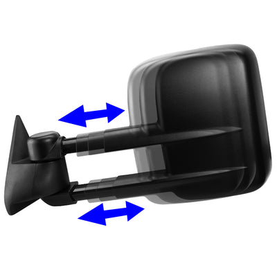 Manual Towing Mirror (Left)<br>99-06 Chevy Silverado, GMC Sierra