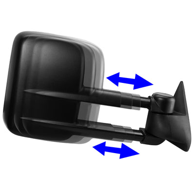 Manual Towing Mirror (Right)<br>99-06 Chevy Silverado, GMC Sierra