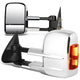 Chrome Manual Towing Mirrors (Pair)<br>03-06 Chevy Silverado,Tahoe, GMC Sierra, Yukon