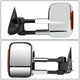 Chrome Manual Towing Mirrors (Pair)<br>03-06 Chevy Silverado,Tahoe, GMC Sierra, Yukon