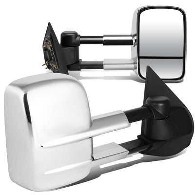 D-Motoring - Towing Mirrors - Extendable - Chrome - Pair - 97-03 Ford F-150 / F-150 Heritage / F-250 Light Duty - 1