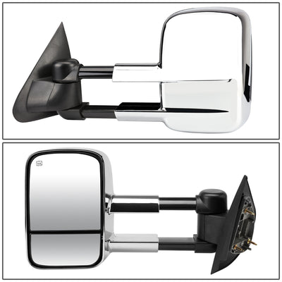 D-Motoring - Towing Mirrors - Extendable - Chrome - Pair - 97-03 Ford F-150 / F-150 Heritage / F-250 Light Duty - 3