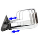 D-Motoring - Towing Mirrors - With LED Turn Signal Light - Powered+Smoked - Pair - Ford F-150 / F-150 Heritage / F-250 Light Duty - 2