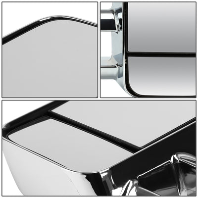 D-Motoring - Towing Mirrors - With LED Turn Signal Light - Powered+Smoked - Pair - Ford F-150 / F-150 Heritage / F-250 Light Duty - 6