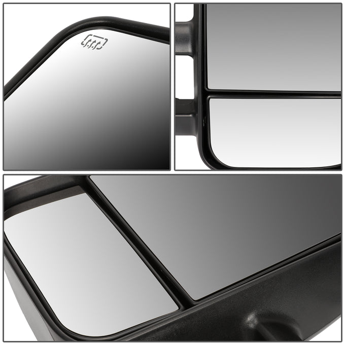 D-Motoring - Towing Mirrors - Powered+Heated - Pair - Chevy Silverado 1500 / 1500HD / 2500HD / Sierra 3500 / 3500HD / Tahoe - 6