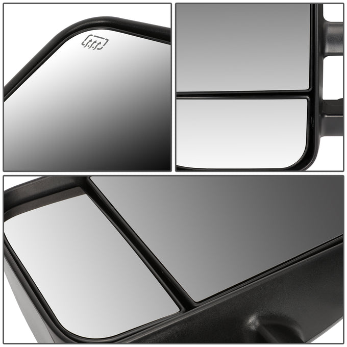 Powered Heated Towing Mirror (Left)<br>07-13 Chevy Silverado Tahoe, GMC Sierra Yukon