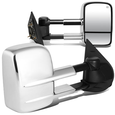 D-Motoring - Towing Mirrors - Powered+Heated - Pair - Chevy Silverado 1500/1500HD/2500HD / Sierra 3500/3500HD / Tahoe - 1