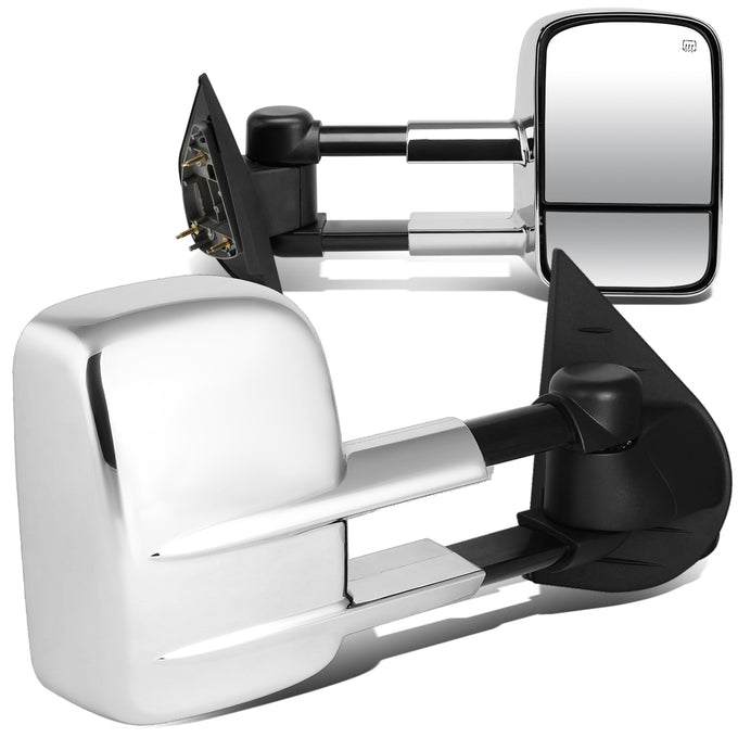 D-Motoring - Towing Mirrors - Powered+Heated - Pair - Chevy Silverado 1500/1500HD/2500HD / Sierra 3500/3500HD / Tahoe - 1