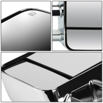 D-Motoring - Towing Mirrors - Powered+Heated - Pair - Chevy Silverado 1500/1500HD/2500HD / Sierra 3500/3500HD / Tahoe - 6