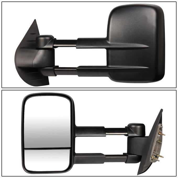 D-Motoring - Towing Mirrors - Extendable - Black - Pair - 07-13 Ford F-150 / F-150 Heritage / F-250 Light Duty - 3
