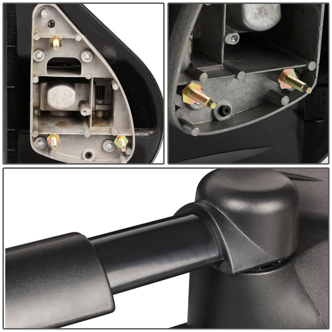 D-Motoring - Towing Mirrors - Extendable - Black - Pair - 07-13 Ford F-150 / F-150 Heritage / F-250 Light Duty - 5