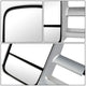 Chrome Manual Towing Mirrors (Pair)<br>07-13 Chevy Silverado Tahoe, GMC Sierra Yukon