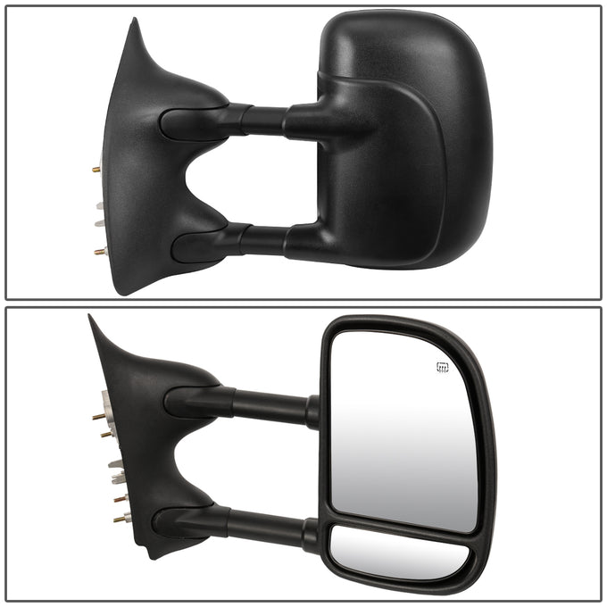 D-Motoring - Towing Mirrors - Powered+Heated - Pair - Ford F250 / F350 / F450 / F550 Super Duty - 3