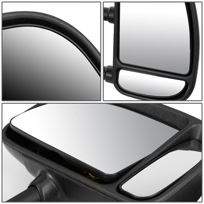Manual Towing Mirror (Right)<br>99-07 Ford F250 F350 F450 F550 Super Duty