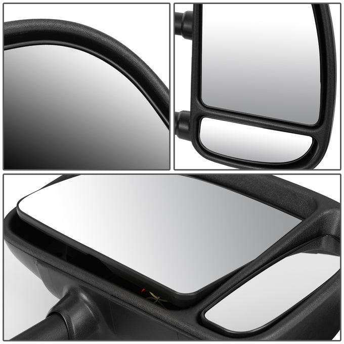 Manual Towing Mirror (Right)<br>99-07 Ford F250 F350 F450 F550 Super Duty